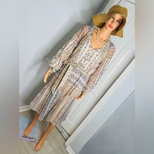 New With Tags Hale Bob Los Angeles Womens Maxi‎ Floral Dress Size XL